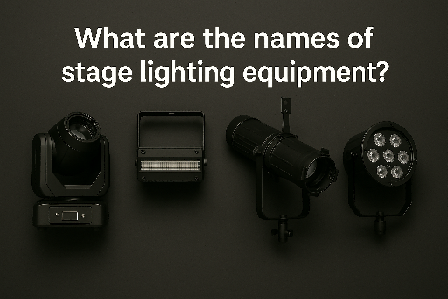 What Type of Lights Is Used in Theatre?