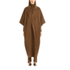 Relaxed Silhouette Elegant Brown Luxurious Detachable Waist Belt Custom Double-Face Wool Cashmere Coat - Image 5