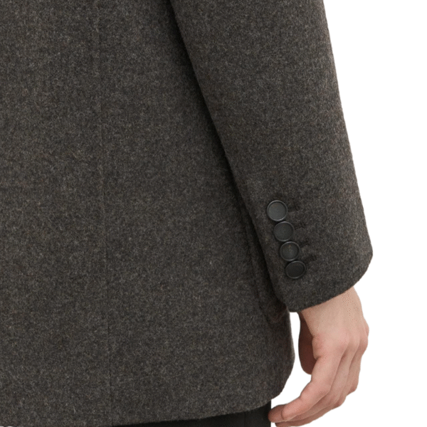 Custom Spring Autumn Women’s Classic Wool Velvet Peacoat with Notched Lapels | Stylish Warm Outerwear - Image 3