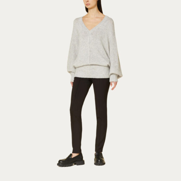 Oversized Sweater With Glitter Thread