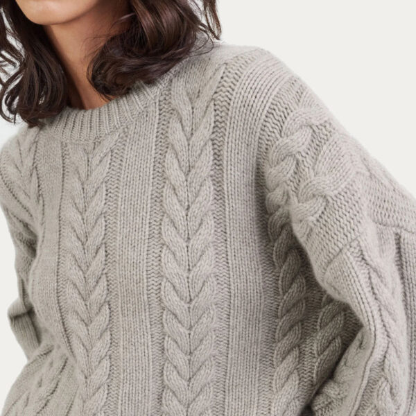 Regular Fit 3gg Chunky Cable Stitch Sweater - Image 4