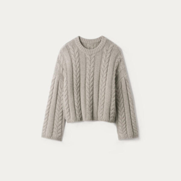 Regular Fit 3gg Chunky Cable Stitch Sweater