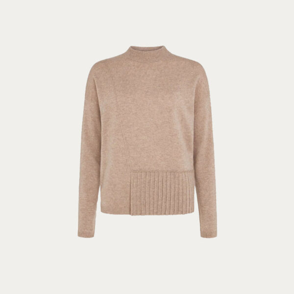 Cashmere Crew Neck Sweater With A Classic Silhouette - Image 2