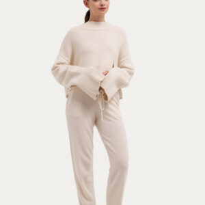 Widen Sleeve Cashmere Flare Sleeve Sweater