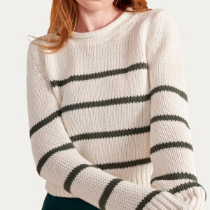 Oversize Cashmere Stripe Sweater