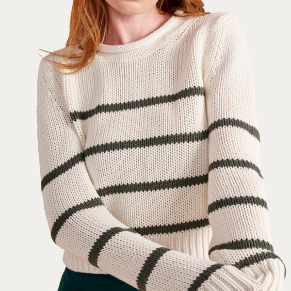 Oversize Cashmere Stripe Sweater
