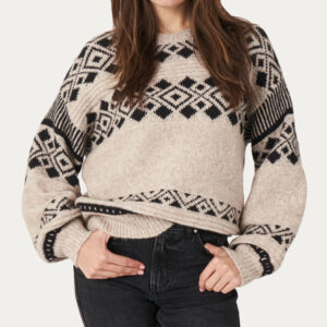 Wide Sleeve O Neck Oversize Cashmere Wool Sweater