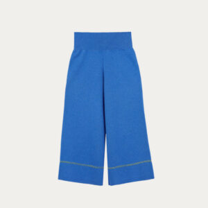 Women’s Stitch Embellished Cashmere Wide-Leg Pants