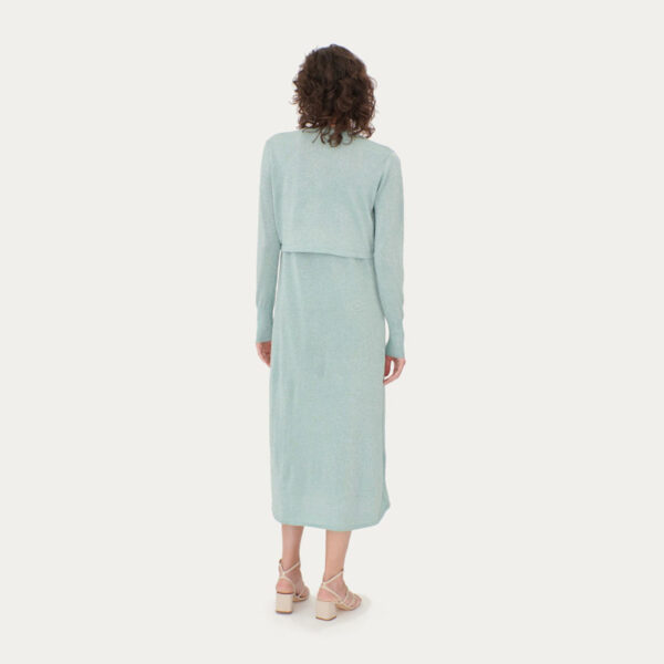 Women’s Silk Cashmere Blend Bolero With Long Sleeves - Image 3