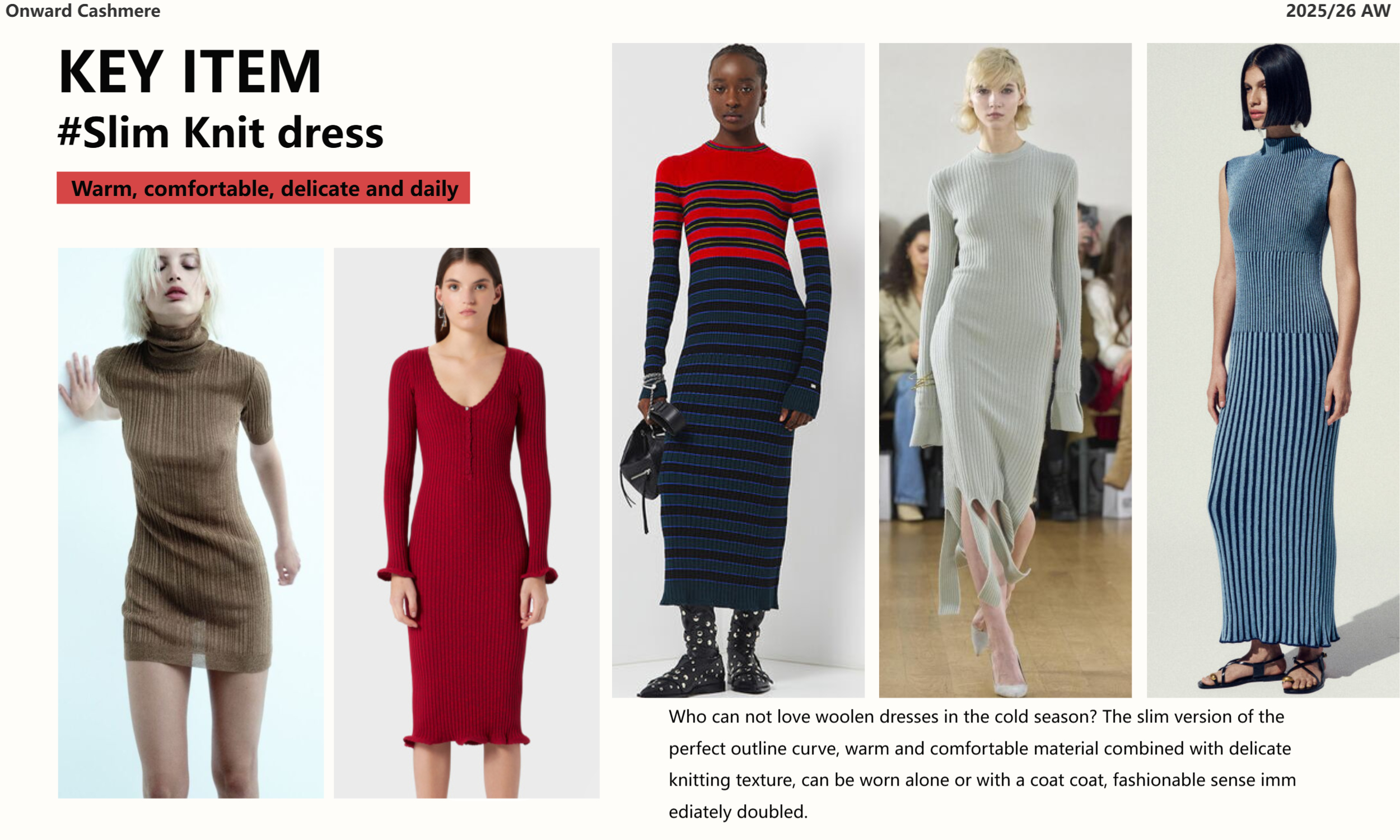 Slim Fit Knitted Dress