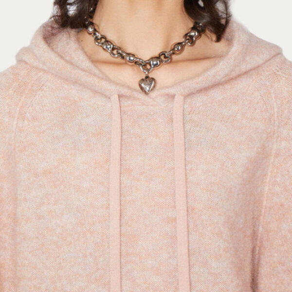 Unisex Cashmere Pullover Hoody 100% Plain Knitting Custom Hoodie Top Sweaters for Woman - Image 2