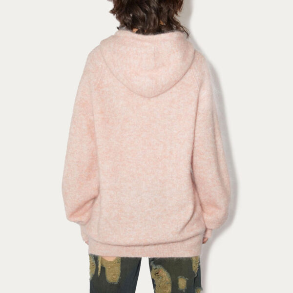 Unisex Cashmere Pullover Hoody 100% Plain Knitting Custom Hoodie Top Sweaters for Woman - Image 4