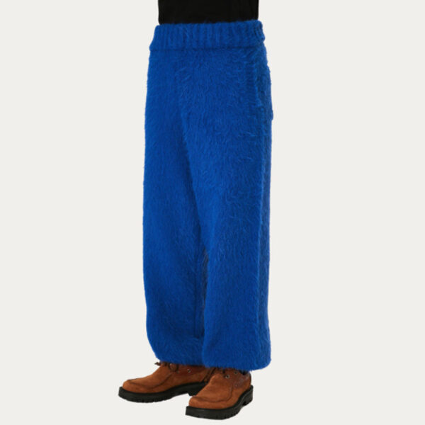 Custom Plus Size Women’s Trousers Mohair & Wool Blended Knitwear Pants