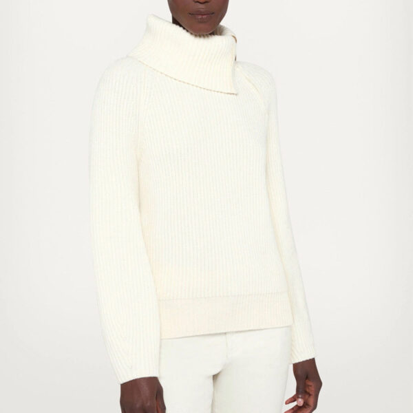 Hot Sale Women’s Sweater Turtle Neck Ribbed Knitting Woman Jumper Wool & Cashmere Blended Ladies’ Top - Image 4