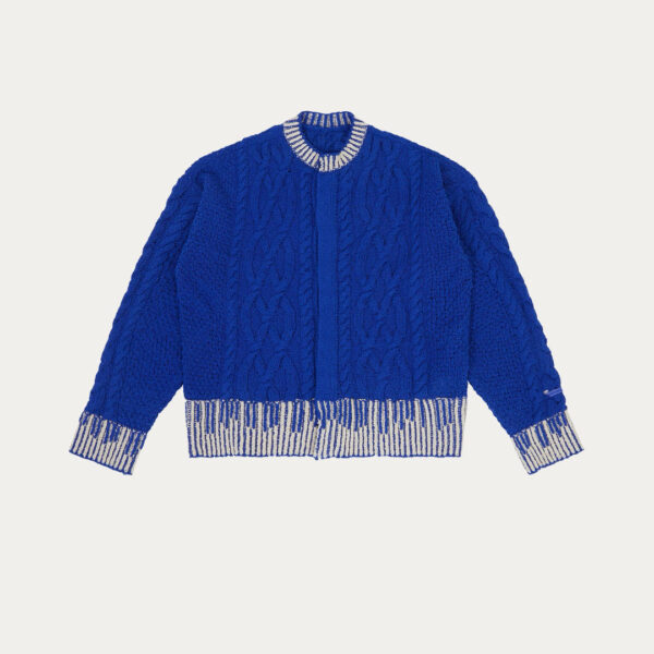 Custom Cable & Intarsia Stitches Oversize Knitwear for Women’s Top Sweater