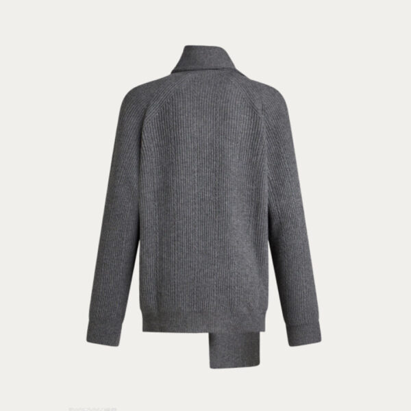Unique Women’s Cashmere Jersey& Cable knitted Turtle Neck Long Sleeves Jumper Knitwear - Image 3