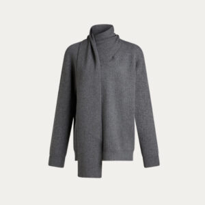 Unique Women’s Cashmere Jersey& Cable knitted Turtle Neck Long Sleeves Jumper Knitwear