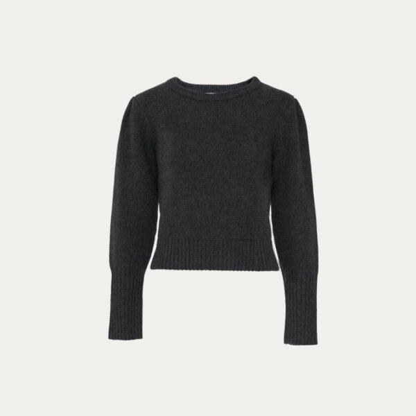 Ladies Casual Wool & Cashmere Blended Jersey Knitted Crew-neck Top Sweater for Women’s
