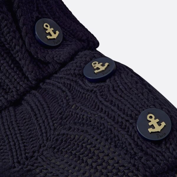 Hot Sale Women’s Cotton Blended Rib Knitting Buttoned High Collar Pullover Knitwear Top - Image 4