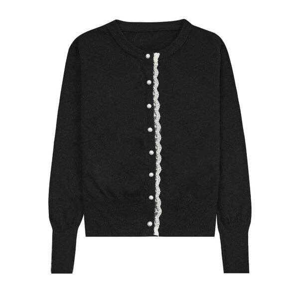 Hot Sale Women’s Pure Cashmere Jersey Knitting Crew Neck Button Full Cardigan