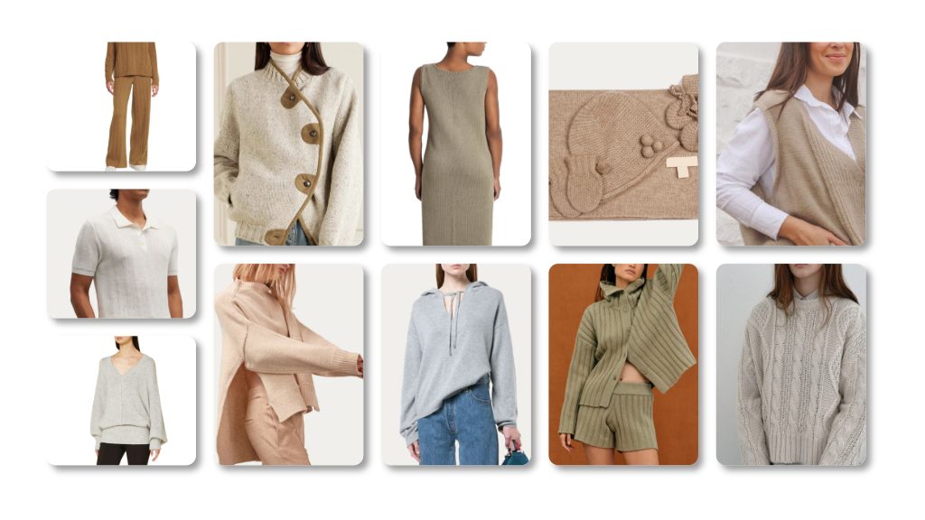 Hot selling Knit Product Types