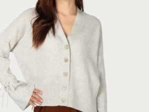 Minimalist Buttoned Cardigan