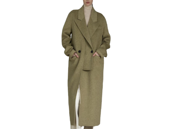 Womens Oversized Olive Green Coat