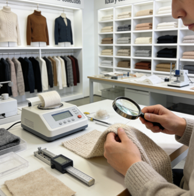 High quality cashmere sourcing and quality control