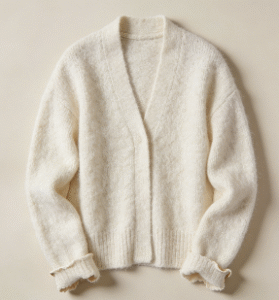 cashmere cardigan