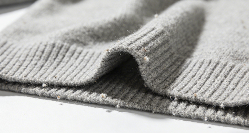 A pilling cashmere sweater