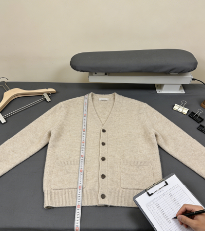 cashmere sweater size measurement