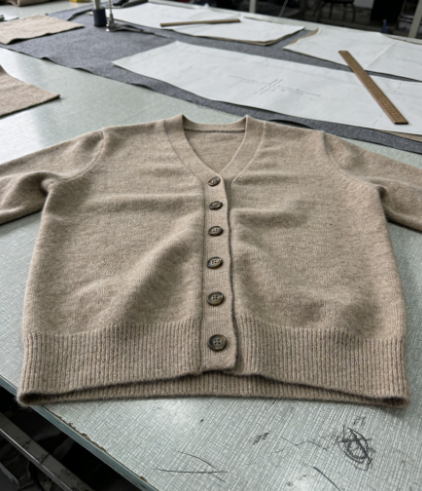 cashmere cardigan